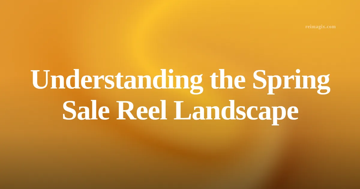 Understanding the Spring Sale Reel Landscape
