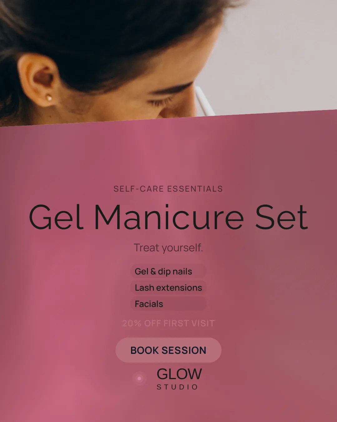 Beauty & Nail Salons Ad Examples - 4:5 format