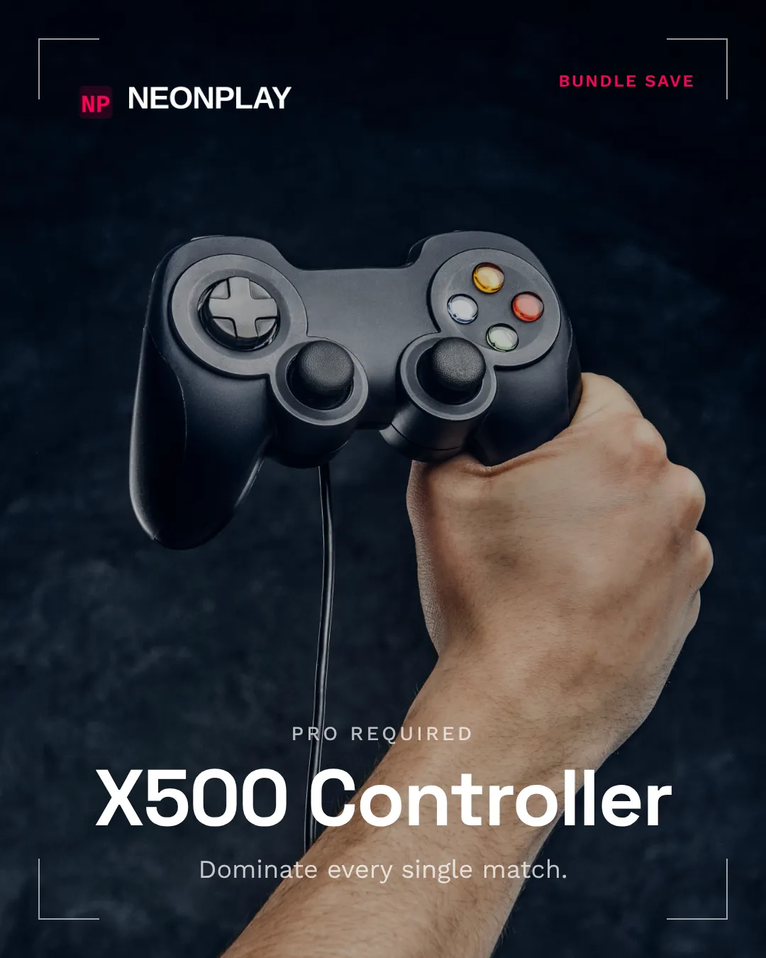 Gaming Instagram Portrait Luxury Frame Ad Example